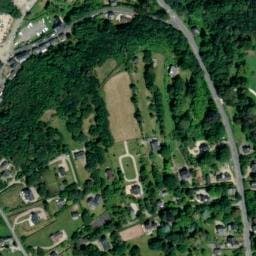 Vue satellite de Aire de Carolles à Carolles