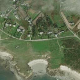 Vue satellite de Terrain d'Hébergement de Plein Air à Roscoff