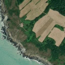 Vue satellite de Cabane Vauban de Champeaux à Carolles