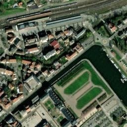 Vue satellite de Fontaine de Saverne (place du Général de Gaulle) à Saverne