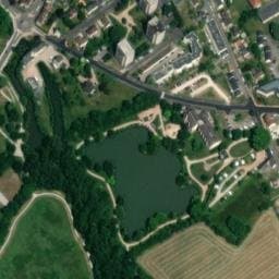 Vue satellite de Camping Municipal de la Noë à Moulins-sur-Orne