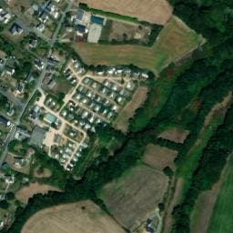 Vue satellite de Camping de Kerbignious à Plouézec
