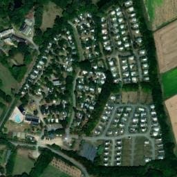 Vue satellite de Camping Domaine du Launay à Kerfot