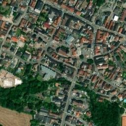 Vue satellite de Dépose bus Hôtel de Ville à Brumath
