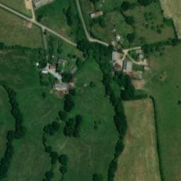 Vue satellite de Aire de camping car de Kerflaveur à Les Yveteaux