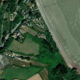 Vue satellite de Les Tamaris à Lanloup
