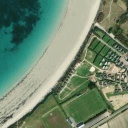 Vue satellite de Camping Paradis La Pointe de Roscoff à Roscoff
