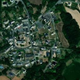 Vue satellite de Aire camping-car Yvias à Lanleff