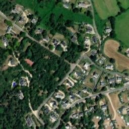 Vue satellite de Camping de Kerven à Henvic