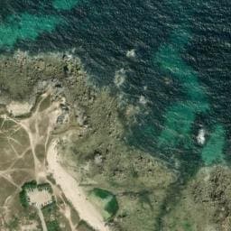 Vue satellite de Corps de garde des Amiets à Sibiril