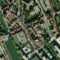 Vue satellite de Aire de stationnement de camping-cars de Nancy Port de Plaisance à Saint-Max