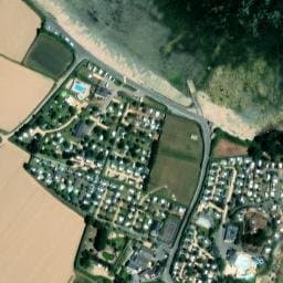 Vue satellite de Aire de camping-car à Saint-Pol-de-Léon à Saint-Pol-de-Léon