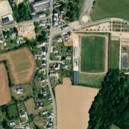 Vue satellite de Aire de camping-car à Garlan à Garlan