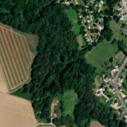 Vue satellite de Camping de Pont Ar Gler à Garlan