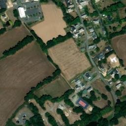 Vue satellite de Aire de camping à Lanleff