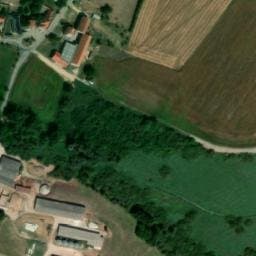 Vue satellite de Aire naturelle de camping à Bures
