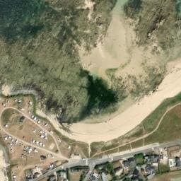 Vue satellite de Camping municipal de Poulfoën à Sibiril
