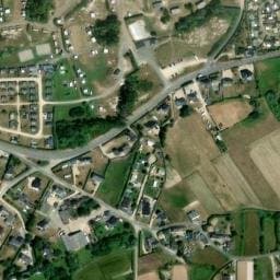 Vue satellite de Camping Village de Roguennic à Cléder