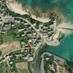 Vue satellite de Camping Ar Roc'h à Sibiril