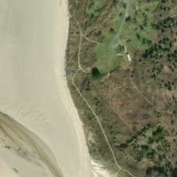 Vue satellite de Camping municipal le Dossen à Sibiril