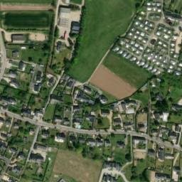 Vue satellite de Camping à La Gouesnière à La Gouesnière