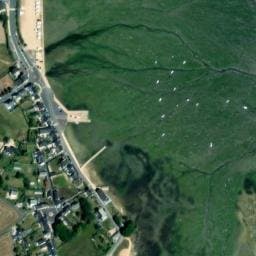 Vue satellite de Aire de services et stationnements camping-cars à Pempoul – Motorh à Saint-Pol-de-Léon