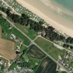 Vue satellite de Camping Municipal du Fond de la Baie à Locquirec