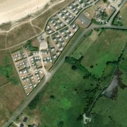 Vue satellite de Camping Plage de Ménéham à Kerlouan