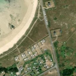 Vue satellite de Camping municipal de Rudoloc à Kerlouan