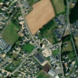 Vue satellite de Aire de camping-car à Henvic à Henvic