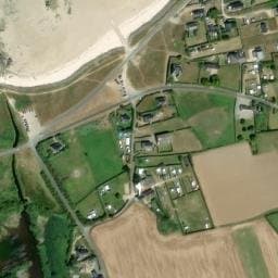 Vue satellite de Camping Le Vivier à Kerlouan