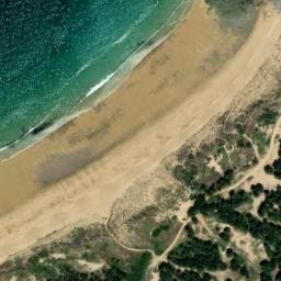 Vue satellite de Camping municipal Le Pont de l'Étang (2) à Plurien