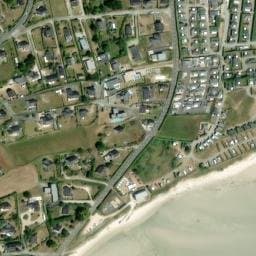 Vue satellite de Slow Village Breizh Légendes à Goulven