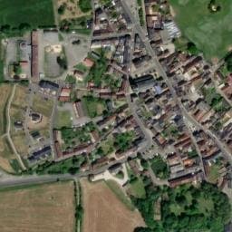 Vue satellite de Aire de Camping Car Jean Gabin à Moulins-la-Marche