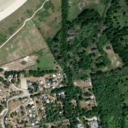 Vue satellite de Camping de Ker Emma à Goulven