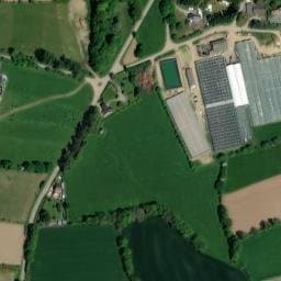 Vue satellite de Camping à la ferme de Ker Rolland à Garlan