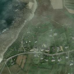 Vue satellite de Camping de la Grève Blanche à Plouguerneau