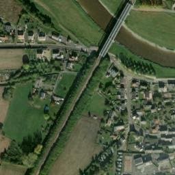 Vue satellite de La Vallée de la Sélune à Pontaubault