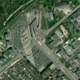 Vue satellite de Parking Relais + Tram (Hoenheim gare) à Hœnheim