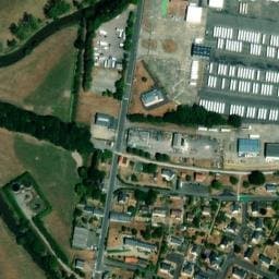 Vue satellite de Aire Ducey-Les Chéris à Pontaubault