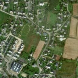 Vue satellite de Aire de camping-car à Plouguerneau à Plouguerneau