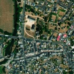 Vue satellite de Parking Ducey à Pontaubault