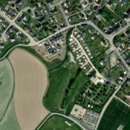 Vue satellite de Camping de l'Île Verte à La Gouesnière