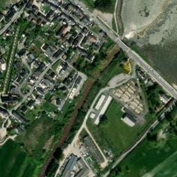 Vue satellite de Aire de services de Saint Benoit Des Ondes à La Gouesnière