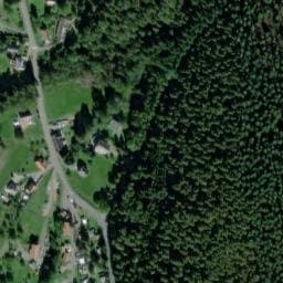 Vue satellite de Aire de Services Wangenbourg (Camping Les Huttes) à Oberhaslach