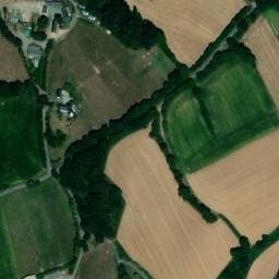 Vue satellite de Aire Naturelle de Camping Ferme de Kerogel à Tressignaux