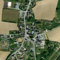 Vue satellite de Camping Le Frêche à l'Âne à Pléboulle