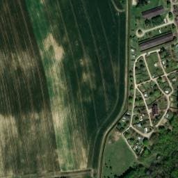 Vue satellite de Les îlots de Saint-Val à Lormaye