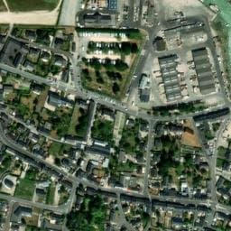 Vue satellite de CampingCarPark Le Vivier sur Mer à Cherrueix