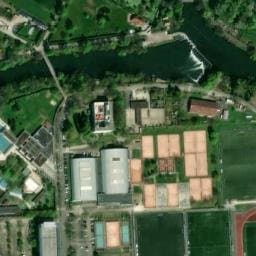 Vue satellite de Parking Coubertin à Schiltigheim
